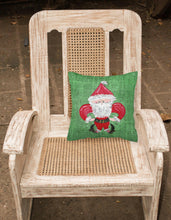 Load image into Gallery viewer, Christmas Santa Fleur de lis Decorative   Canvas Fabric Pillow