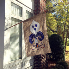 Load image into Gallery viewer, Halloween Ghost Spider Bat Fleur de lis Flag Canvas House Size