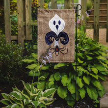 Load image into Gallery viewer, Halloween Ghost Spider Bat Fleur de lis Garden Flag – Decorative Outdoor Yard Flag