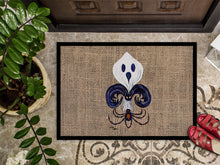 Load image into Gallery viewer, Halloween Ghost Spider Bat Fleur de lis Doormat - 24x36 Decorative Floor Mat – Indoor/Outdoor Rug