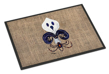 Load image into Gallery viewer, Halloween Ghost Spider Bat Fleur de lis Doormat - 24x36 Decorative Floor Mat – Indoor/Outdoor Rug