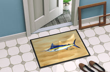 Load image into Gallery viewer, Swordfish on Sandy Beach Doormat - 24x36 Decorative Floor Mat – Indoor/Outdoor Rug