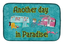 Load image into Gallery viewer, Another Day in Paradise Dish Drying Mat – Absorbent, Artistic Kitchen Essentials 8758DDM