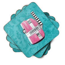 Load image into Gallery viewer, Welcome to the Trailer  Coasters - Set of 4 Lightweight Foam, Absorbent Drink Coasters