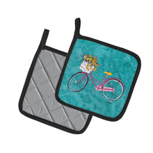 Load image into Gallery viewer, Welcome to the Trailer Pot Holders - Set of 2 Decorative Kitchen Helpers | Made in the USA 8765PTHD