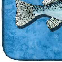 Load image into Gallery viewer, Fish - Trout Dish Drying Mat – Absorbent, Artistic Kitchen Essentials 8770DDM