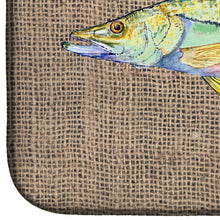 Load image into Gallery viewer, Fish - Snook Dish Drying Mat – Absorbent, Artistic Kitchen Essentials 8772DDM