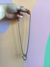 Load image into Gallery viewer, Horseshoe Lock Titanium Necklace