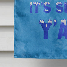 Load image into Gallery viewer, Snowballs and Snowcones Flag Canvas House Size