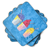 Load image into Gallery viewer, Snowballs Coasters - Set of 4 Lightweight Foam, Absorbent Drink Coasters