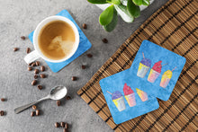 Load image into Gallery viewer, Snowballs Coasters - Set of 4 Lightweight Foam, Absorbent Drink Coasters