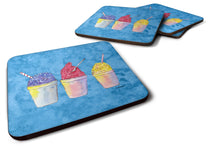 Load image into Gallery viewer, Snowballs Coasters - Set of 4 Lightweight Foam, Absorbent Drink Coasters