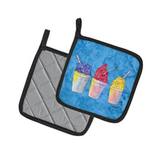 Load image into Gallery viewer, Snowballs and Snowcones Pot Holders - Set of 2 Decorative Kitchen Helpers | Made in the USA 8780PTHD