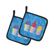 Load image into Gallery viewer, Snowballs and Snowcones Pot Holders - Set of 2 Decorative Kitchen Helpers | Made in the USA 8780PTHD