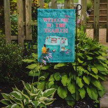 Load image into Gallery viewer, Welcome to the Trailer  Garden Flag – Decorative Outdoor Yard Flag