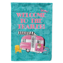 Load image into Gallery viewer, Welcome to the trailer Flag Canvas House Size