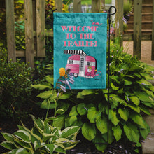 Load image into Gallery viewer, Welcome to the Trailer  Garden Flag – Decorative Outdoor Yard Flag