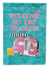 Load image into Gallery viewer, Welcome to the Trailer  Garden Flag – Decorative Outdoor Yard Flag