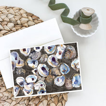 Load image into Gallery viewer, Oysters Greeting Cards -  Blank Note Cards – 8-Pack of Artist-Designed Cards with Envelopes