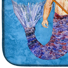Load image into Gallery viewer, Mermaid and Merman Dish Drying Mat – Absorbent, Artistic Kitchen Essentials 8801DDM
