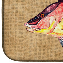 Load image into Gallery viewer, Hog Snapper Dish Drying Mat – Absorbent, Artistic Kitchen Essentials 8803DDM