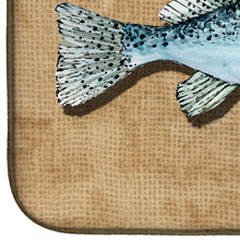 Load image into Gallery viewer, Speckled Trout Dish Drying Mat – Absorbent, Artistic Kitchen Essentials 8809DDM