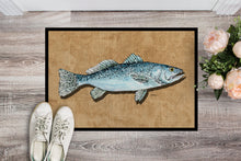 Load image into Gallery viewer, Speckled Trout Doormat - 24x36 Decorative Floor Mat – Indoor/Outdoor Rug