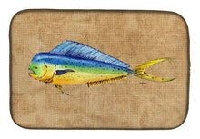 Load image into Gallery viewer, Dolphin Mahi Mahi Dish Drying Mat – Absorbent, Artistic Kitchen Essentials 8810DDM