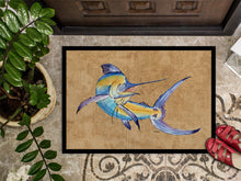Load image into Gallery viewer, Blue Marlin Doormat - 24x36 Decorative Floor Mat – Indoor/Outdoor Rug