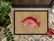 Load image into Gallery viewer, Strawberry Snapper Doormat - 24x36 Decorative Floor Mat – Indoor/Outdoor Rug