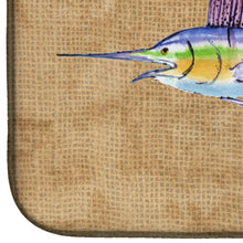 Load image into Gallery viewer, Swordfish Dish Drying Mat – Absorbent, Artistic Kitchen Essentials 8813DDM