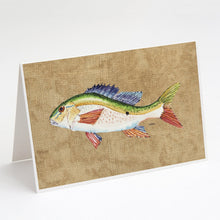 Load image into Gallery viewer, Rainbow Trout Greeting Cards -  Blank Note Cards – 8-Pack of Artist-Designed Cards with Envelopes