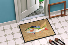 Load image into Gallery viewer, Rainbow Trout Doormat - 24x36 Decorative Floor Mat – Indoor/Outdoor Rug