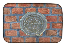 Load image into Gallery viewer, New Orleans Watermeter on Bricks Dish Drying Mat – Absorbent, Artistic Kitchen Essentials 8829DDM
