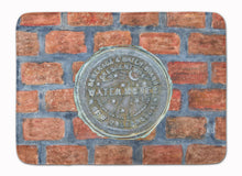 Load image into Gallery viewer, New Orleans Watermeter on Bricks Machine Washable Memory Foam Mat 8829RUG