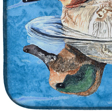 Load image into Gallery viewer, Teal Duck Dish Drying Mat – Absorbent, Artistic Kitchen Essentials 8830DDM