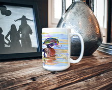 Load image into Gallery viewer, Wood Duck Dishwasher Safe Microwavable Ceramic Coffee Mug 15 ounce 8831CM15