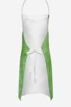 Load image into Gallery viewer, Grasshopper on Avacado Apron – Artist-Designed Kitchen, BBQ &amp; Craft Apron