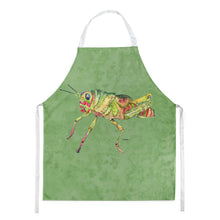 Load image into Gallery viewer, Grasshopper on Avacado Apron – Artist-Designed Kitchen, BBQ &amp; Craft Apron