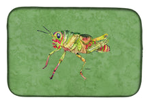 Load image into Gallery viewer, Grasshopper on Avacado Dish Drying Mat – Absorbent, Artistic Kitchen Essentials 8848DDM