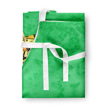 Load image into Gallery viewer, Grasshopper on Green Apron – Artist-Designed Kitchen, BBQ &amp; Craft Apron