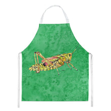 Load image into Gallery viewer, Grasshopper on Green Apron – Artist-Designed Kitchen, BBQ &amp; Craft Apron