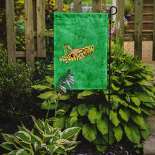 Load image into Gallery viewer, Grasshopper on Green Garden Flag – Decorative Outdoor Yard Flag