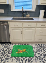 Load image into Gallery viewer, Grasshopper on Green Machine Washable Memory Foam Mat 8849RUG