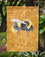 Load image into Gallery viewer, Bee on Gold Garden Flag – Decorative Outdoor Yard Flag