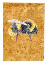 Load image into Gallery viewer, Bee on Gold Garden Flag – Decorative Outdoor Yard Flag