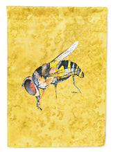Load image into Gallery viewer, Bee on Yellow Garden Flag – Decorative Outdoor Yard Flag