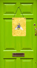 Load image into Gallery viewer, Bee on Yellow Aluminium Metal Wall or Door Hanging Prints