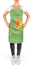 Load image into Gallery viewer, Gerber Daisy Orange Apron – Artist-Designed Kitchen, BBQ &amp; Craft Apron