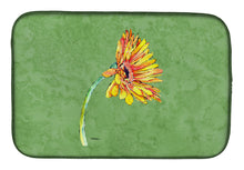 Load image into Gallery viewer, Gerber Daisy Orange Dish Drying Mat – Absorbent, Artistic Kitchen Essentials 8854DDM